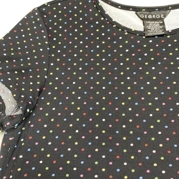 George multi color polka dot top - Picture 2 of 7